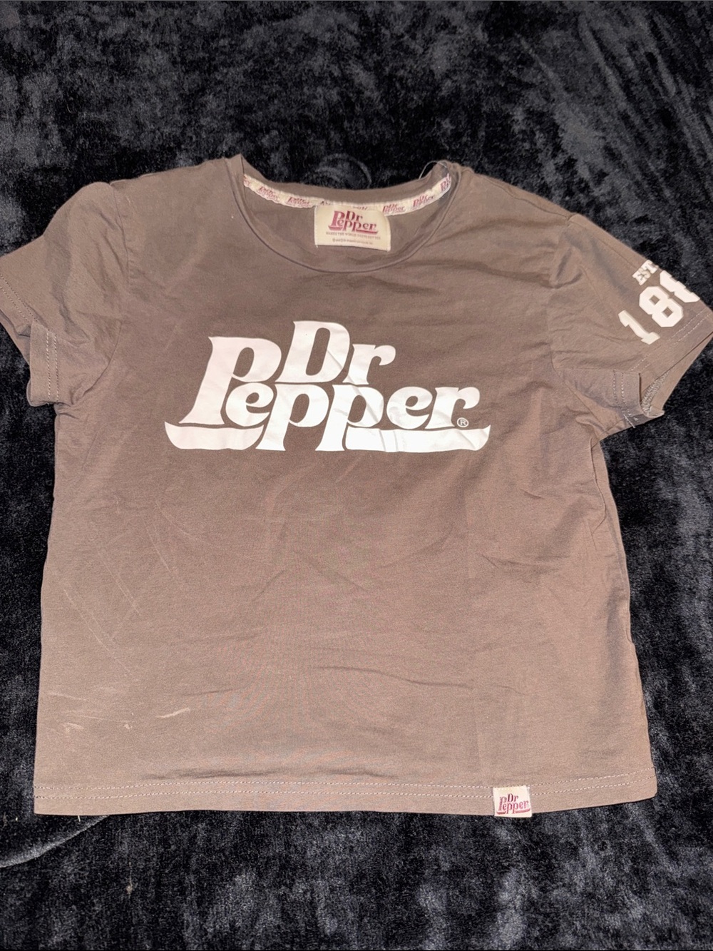 Dr Pepper Logo T‑Shirt in Brown